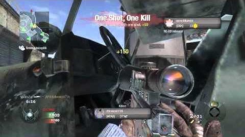 Quick Scope/No Scope- Black Ops