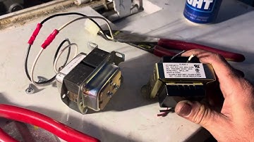 No heat gas boiler transformer failed