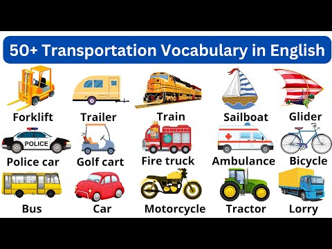 50+ Transportation Vocabulary