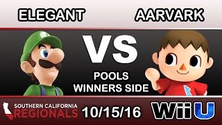 Scr 2016 - Em Elegant Luigi Vs Aarvark Villager Pools Winners Side - Smash Wii U