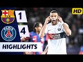 Barcelona vs PSG  (1-4) | All Goals &amp; Extended Highlights | UEFA Champions League 2023/24