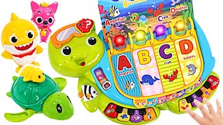 Singing Touch Turtle Toy Lets Play With Baby Shark And Pinkfong Pinkypoptoy