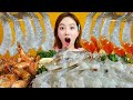 [Mukbang] Fluttering!Crazy Raw Shrimp🦐팔딱팔딱 싱싱한 활새우 먹방 ASMR eatingsound eatingshow Ssoyoung