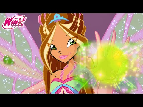 Winx Club - Flora becomes an Enchantix fairy 🧚🏻