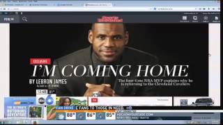 SI.com: LeBron James 'Coming Home' to Cleveland Cavaliers