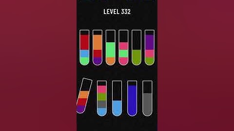 Water Sort Puzzle level 332