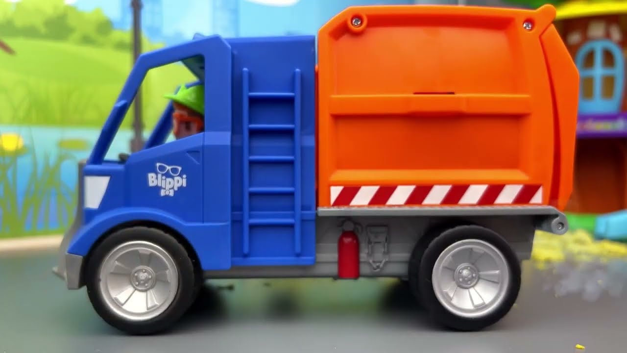 Fun Sandbox Games With Cocomelon Toy Family and Blippi | KiddoToy Playtime