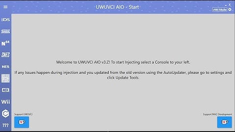Official UWUVCI Tutorial (Setup)
