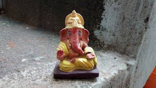 Eco Friendly Ganesh Idol Making 2021 || Clay Model || How to make ganesh idol ||