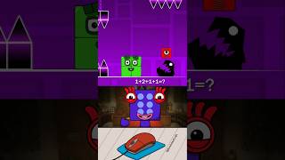 Sprunki OC Numberblocks One and four Vs Geometry Dash #sprunki #numberblocks #geometrydash