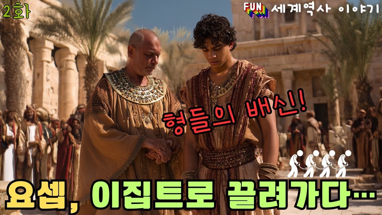 요셉 이야기 2편 형들의 배신, 이집트로 팔려간 요셉 [세계사] YouTube