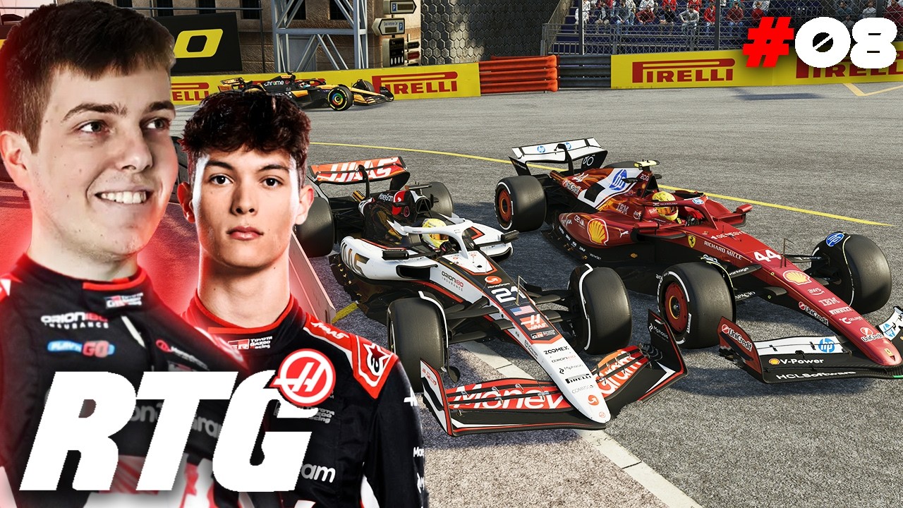 Side by side in THE PITLANE!? F1 25 Haas RTG | Round 8 Monaco GP