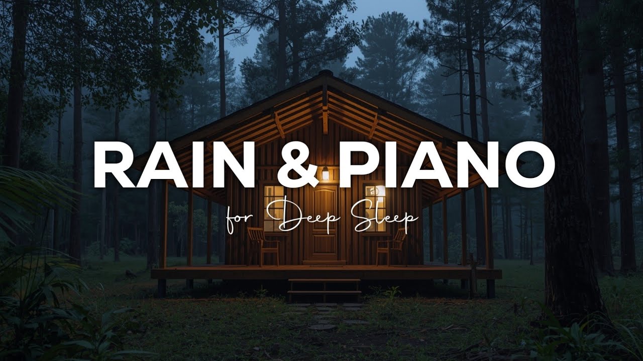Fall A sleep Fast with Relaxing Piano Music & Rain Sounds for Deep Sleep Tonight