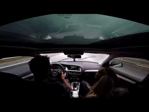 170 kmh ile giderken kontrolunu kaybederek kayan audi a4