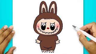 how to draw a labubu sisi labubu drawing easy