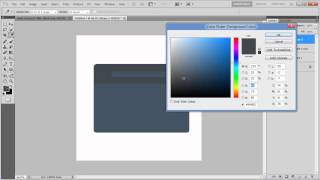 How to create a menu button in Photoshop