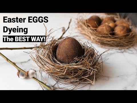 Easter Eggs Dyeing with Red Wine | How to make Sparkling eggs for Easter