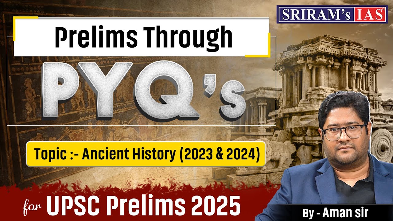 UPSC Prelims PYQs Analysis 2025 | PYQs of Ancient History 2023-24 ...