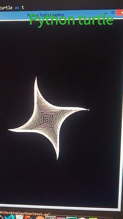 cool python turtle trick #pythoncoding #coding #pythonturtle - YouTube