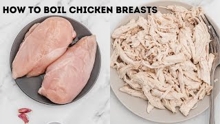 How To Boil Chicken Breasts