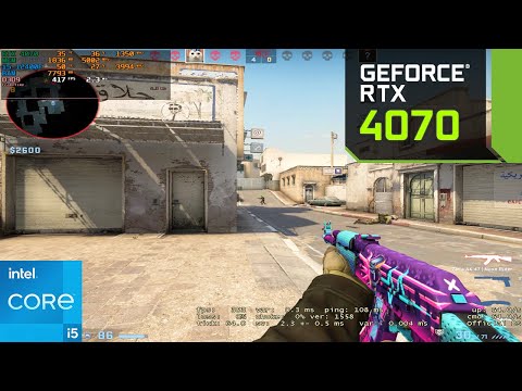 CS:GO : RTX 4070 12GB + i5-12400F