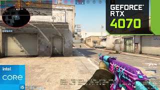 CS:GO : RTX 4070 12GB + i5-12400F