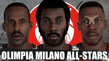 NBA 2K21 | Olimpia Milano All-Stars Team Creation ✪ All Players are in the Official Database!!!