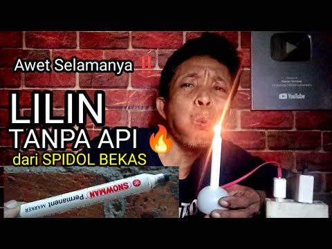 Cara Membuat Lilin Dari Spidol