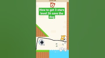 how to get 3 stars level 26 #savethedog #gaming