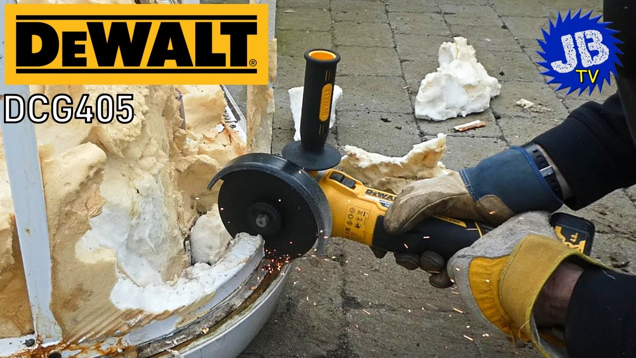 DeWalt Brushless Angle Grinder DCG405 - Full review and use
