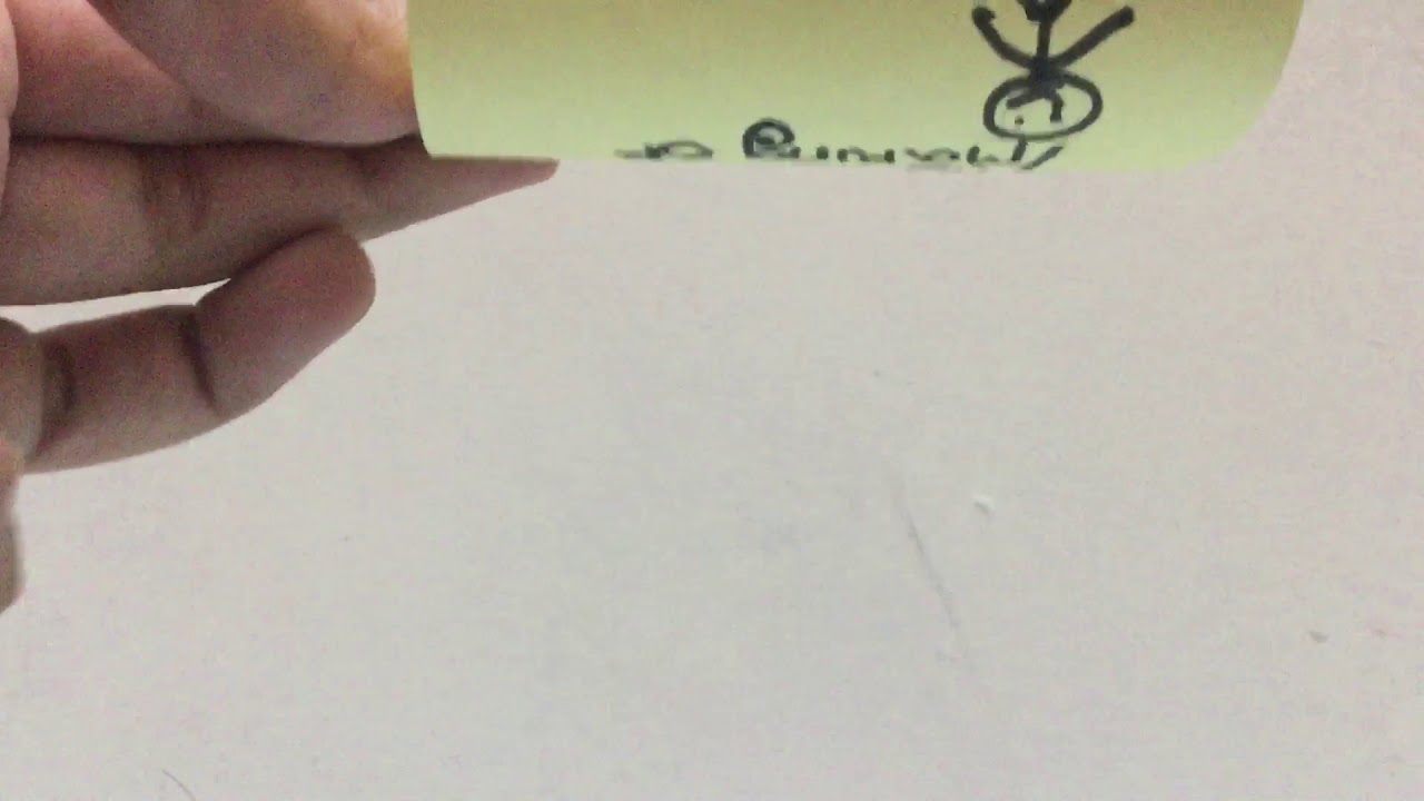Flip book animation # The stick man - YouTube