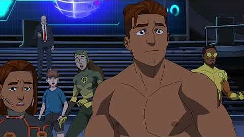 Guardians Of The Globe vs Cecil & ReAnimen Invincible Season 3 Episode 2