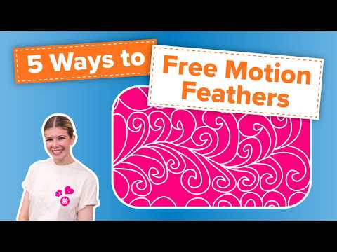 5 Ways to Quilt Feathers