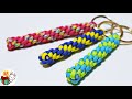 パラコードでキーホルダーの編み方　丸四つだたみ　Paracord Box knot Keychain ／ 結び方ナビ 〜 How to tie 〜