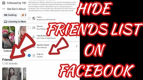 HOW TO HIDE  LIST OF FRIENDS ON FACEBOOK|PAANO I HIDE ANG LIST FRIENDS SA FACEBOOKl|