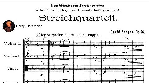 David Popper - String Quartet, Op 74 (1905)