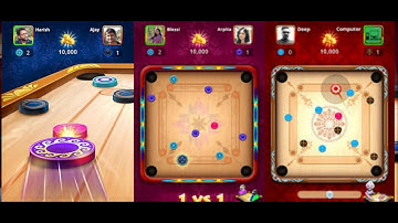 World OF Carrom : 3D Board Game Gameplay Demo Walkthrough [ Android & Ios ]