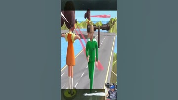 Scary Teacher vs Squid Game 5 Times Challenge  Challenge Run Playtime Game #57scary teacher 3ds