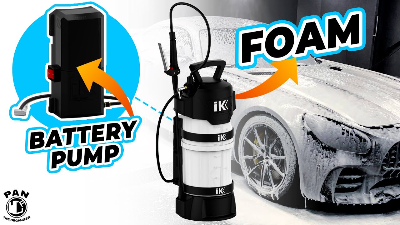 BATTERY POWERED FOAM ON THE GO!  IK e-Foam Pro 12 Sprayer 