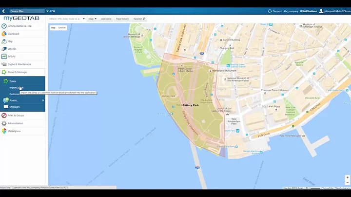 How to Add Zones into MyGeotab Database | Better Fleet Management