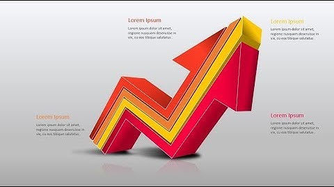 3D process arrow in powerpoint. infographic for business slide