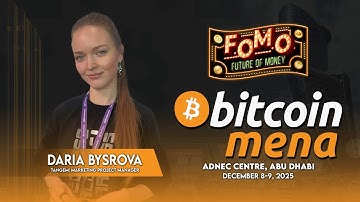 Daria Bysrova: Marketing Project Manager at Tangem | Bitcoin MENA 2025