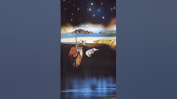 Unveiling the hidden world beyond "Persistence of memory - Salvador Dalì"  #art #shorts