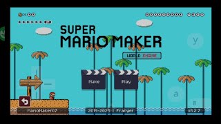 Super Mario Maker World Engine Android and PC Download (Account in video) Showcase Fangame
