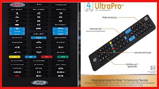 Samsung Replacement Remote by GE, Universal Remote Control Compatible for Roku, Apple TV, Smart TV,
