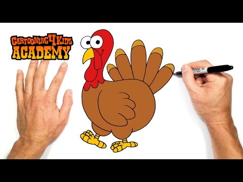 How to Draw a Turkey- Art for Beginners