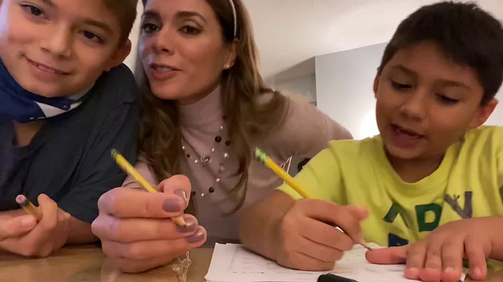 Math with Mama at home.