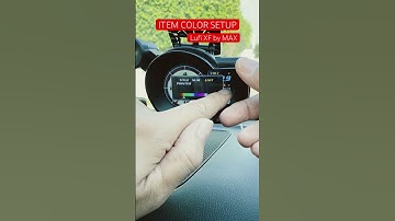 Lufi XF - EP3.2: การปรับแต่งเปลี่ยนสีจอภาพ ITEM COLOR SETUP #obd2 #lufi #lufixf #maxobd2 #obd2meter