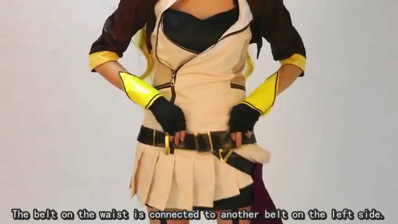 Rwby Season 2 Yang Xiao Long Cosplay Costume Youtube