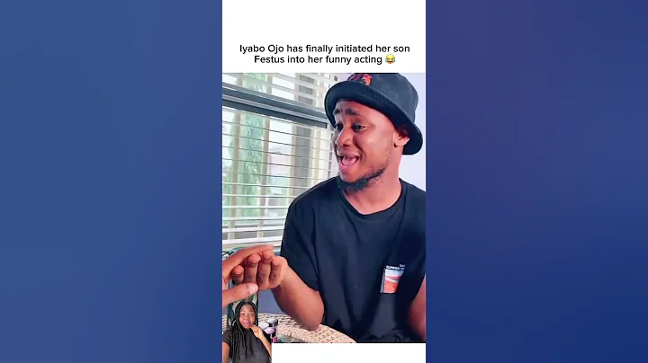 Iyabo Ojo has finally initiated her son Festus into her funny acting 😂 #shorts #shortsyoutube #fyp